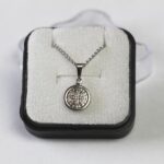 Corrente Medalha de São Bento Pequena - Inox